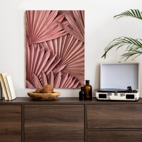 Plakat Różowe Palmowe Liście W Stylu Boho