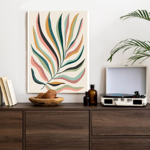 Plakat Wielobarwny Liść Matisse