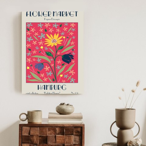 Plakat Targ Kwiatowy Hamburg