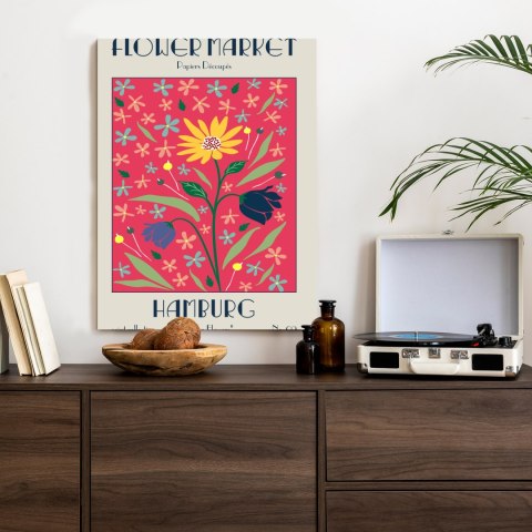 Plakat Targ Kwiatowy Hamburg