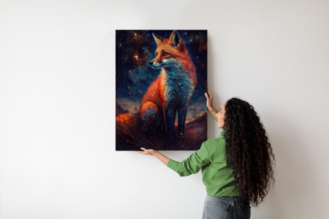Plakat Magiczny Lis Na Ilustracji
