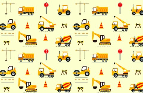 Fototapeta Koparki I Wywrotki