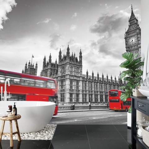 Fototapeta Londyn Czarno-Biała