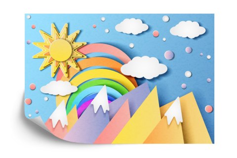 Fototapeta Dla Dzieci - Kolorowy Krajobraz