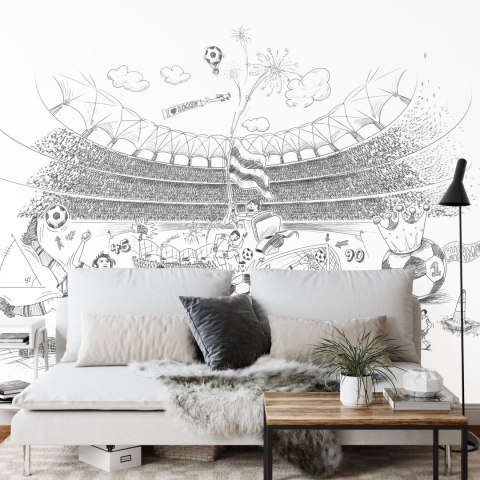 Fototapeta Piłka Nożna Stadion