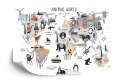 Fototapeta Mapa Dla Dzieci