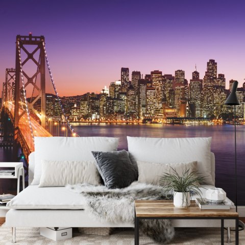 Fototapeta Most Nocą