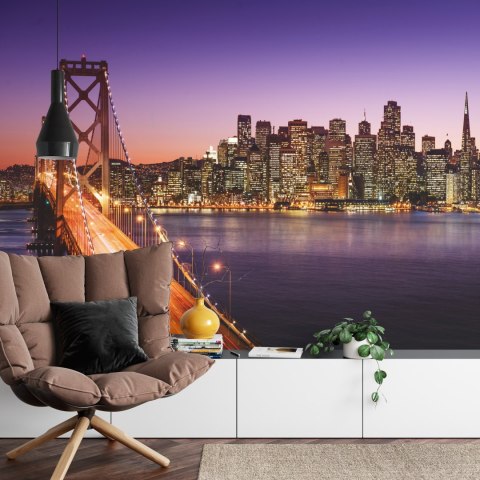 Fototapeta Most Nocą