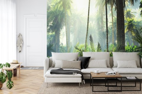 Fototapeta Las We Mgle