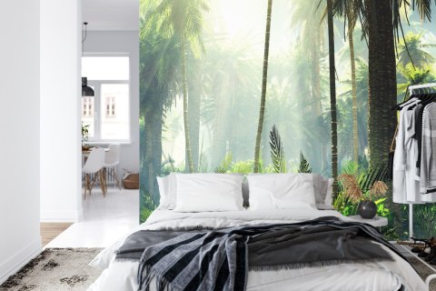 Fototapeta Las We Mgle