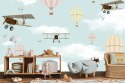 Fototapeta Samoloty I Balony Na Niebie