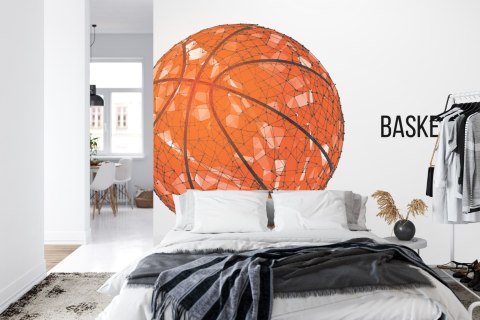 Fototapeta Geometryczna Piłka Koszykowa