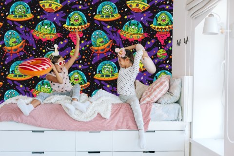 Fototapeta Kolorowe Zwariowane Ufo