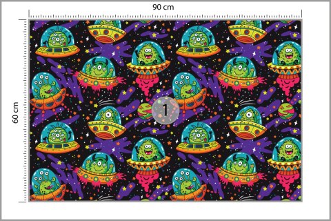 Fototapeta Kolorowe Zwariowane Ufo