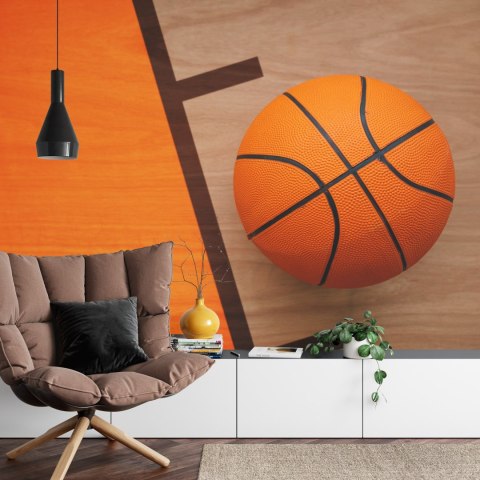 Fototapeta Piłka Koszykowa Na Boisku