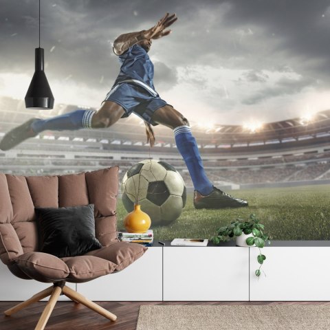 Fototapeta Piłkarz Na Boisku