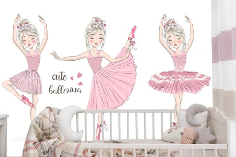 Fototapeta Różowe Tancerki