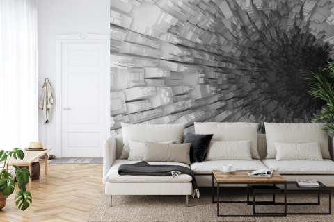 Fototapeta Abstrakcyjny Tunel 3D