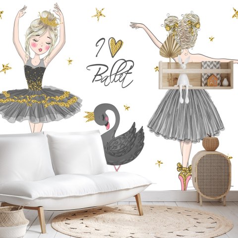 Fototapeta Baletnice I Czarny Łabędź