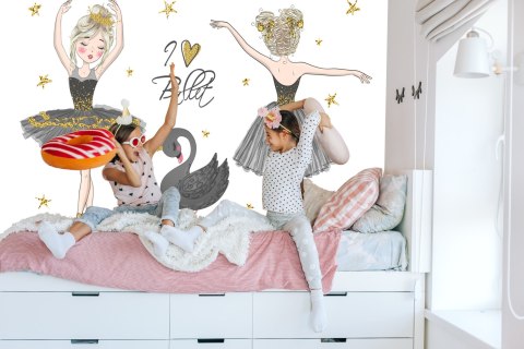 Fototapeta Baletnice I Czarny Łabędź