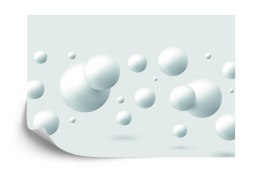 Fototapeta Białe Duże I Małe Kule