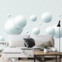 Fototapeta Białe Duże I Małe Kule