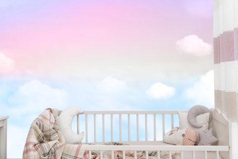 Fototapeta Kolorowe Delikatne Niebo