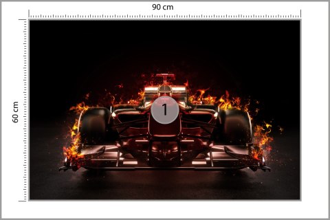 Fototapeta Płonący Bolid F1