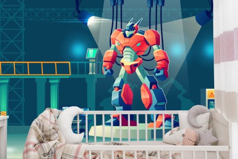 Fototapeta Robot W Laboratorium