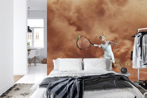 Fototapeta Tenisistka W Grze