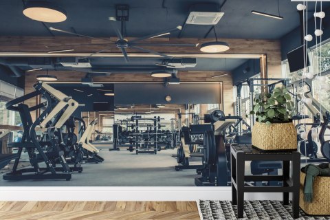 Fototapeta Wnętrze Nowoczesnej Siłowni