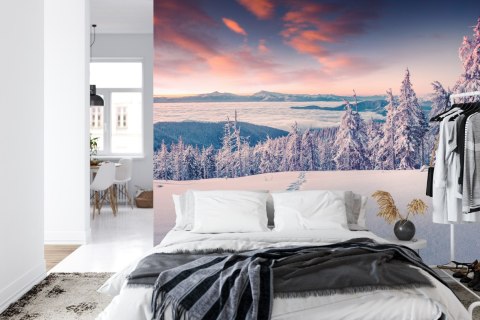 Fototapeta Zima W Górach