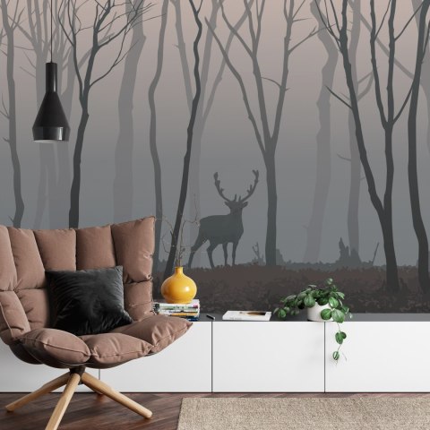 Fototapeta Jeleń W Lesie