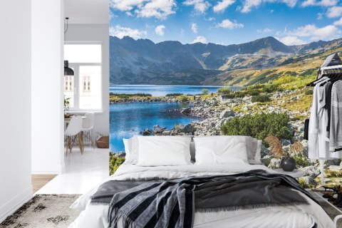 Fototapeta Górskie Jezioro W Dolinie