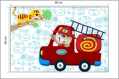 Fototapeta Miś Strażak