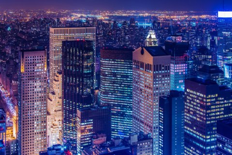 Fototapeta Nowy Jork Nocą