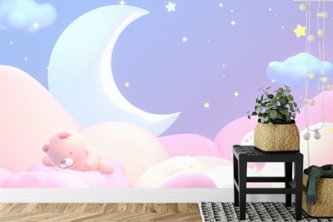 Fototapeta Słodki Miś W Chmurach