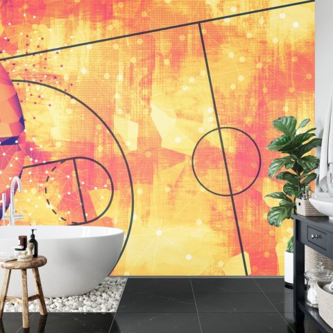 Fototapeta Abstrakcyjne Boisko Do Koszykówki