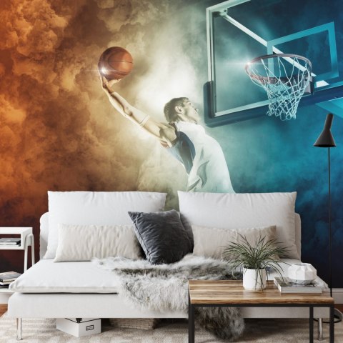 Fototapeta Koszykarz Robiący Wsad