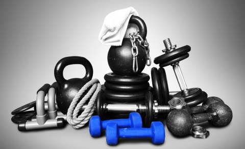 Fototapeta Sprzęt Sportowy Do Kulturystyki