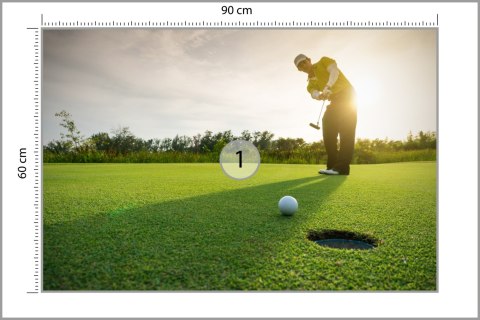 Fototapeta Golfista W