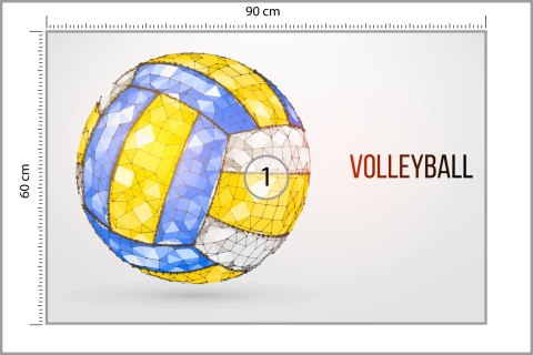 Fototapeta Piłka Siatkowa W Nowoczesnym Wydaniu