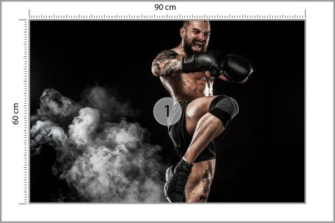 Fototapeta Wściekły Bokser