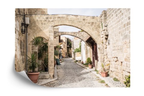 Fototapeta Grecka Uliczka