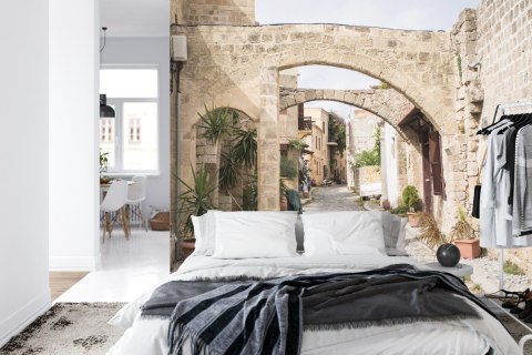 Fototapeta Grecka Uliczka