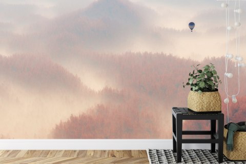 Fototapeta Las We Mgle