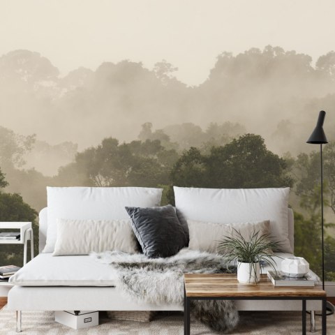 Fototapeta Las We Mgle