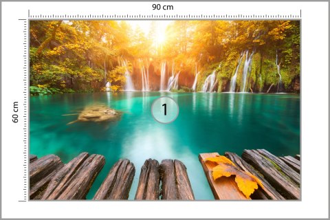 Fototapeta Jesienny Wodospad