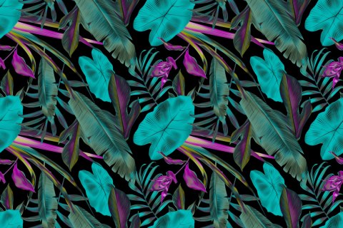 Fototapeta Liście Tropikalne