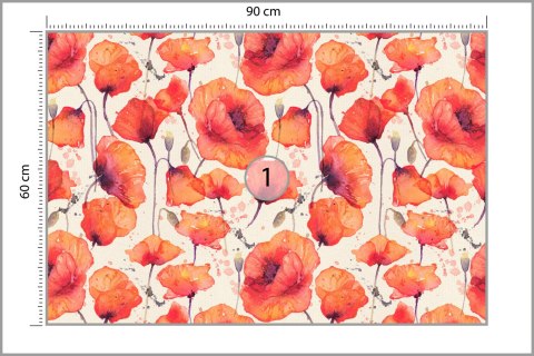 Fototapeta Maki Vintage